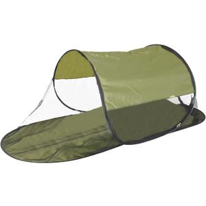 CMINGJ Large Pop Up Mosquito Tent, Portable Foldable Mosquito Net with Bottom for Bed, Camping, Travel, Patio, Suitable for Outdoor Indoor (78 * 28 * 27inch) (Green Bottom & Green Top)