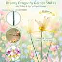 40 Pack Fake Dragonflies Garden Stakes, Realistic Artificial Dragonflies Outdoor Decor for Yard, Patio, Flower Pots, Lawn & Plant Decorations