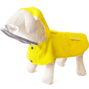 Dog Waterproof Raincoat with Poncho Hoodie, High Reflective Adjustable Yellow Pet Rain Jacket with Leash Hole for Small Medium and Large Dogs (Yellow, Small)