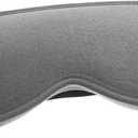 VICASKY Eye Mask for Sleeping Adjustable Light Blocking Eye Cover Breathable Material for Travel Office and Napping Comfortable Fit Elastic Band Grey