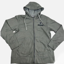 Dallas Cowboy Sweater Men’s Size Small Gray Team Apparel Full Zip NFL, XL