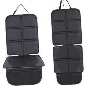 GLEAVI Auto Car Seat Protector Mat for Durable Washable with Storage Pockets for Seating Vehicles