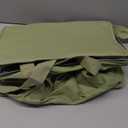 Nook Theory Reusable Insulated Grocery Bag - Leak Proof, X Large Insulated Cooler Bag - Insulated Shopping Bags for Groceries - Travel Cooler Bag for Frozen and Hot Food with Zippered Top (Full Sage)