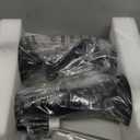 Grey Lamps for Bedrooms Set of 2 - Touch Control Bedside Lamp with USB C+A, 3 Way Dimmable Nightstand Lamps with USB Port, Table Lamp for Living Room(Grey Shade and Black Base)