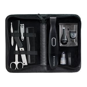 Remington Precision Grooming Travel Kit, Black (15 Piece Set)