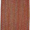 Super Area Rugs Confetti Indoor/Outdoor Braided Rug - Woven Rug Made in USA - Brilliant Red - 2ft x 9ft Runner