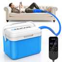 Ice Machine for Knee After Surgery, Portable Cold Therapy Machine, Program Timer Ice Therapy Machine with Quiet Pump, Cold Compress Pad for Ankle, Arm Joints, Sports Injuries, Cryotherapy Pain Relief