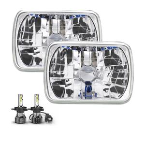 5x7 Led Headlights for Off-road, 7x6 Led Headlights Compatible for Ford F650 F750 Headlights High Low Beam 2000 2001 2002 2003 2004 2005 2006 2007 2008 2009 2010 2011 2012 2013 2014 2015, 2-Pack