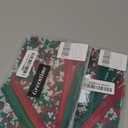 GREENTIME 1000pcs Christmas Tri Beads Ornaments Kit - Red, Green, White Triangle Beads for Candy Cane Ornament Craft, Wreath, Xmas Holiday Tree Decorations