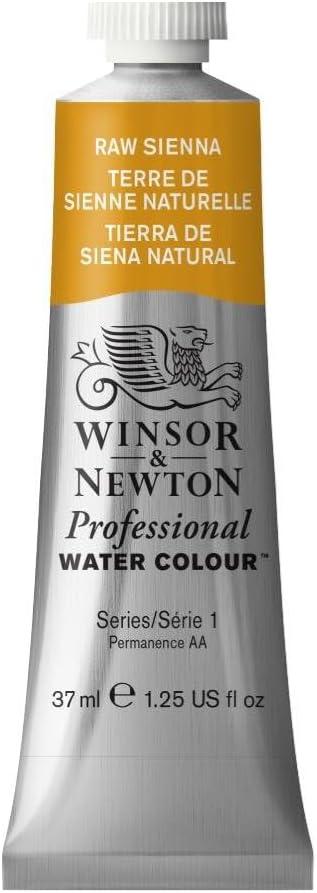 Winsor & Newton Professional Watercolor, 37ml (1.25-oz) Tube, Raw Sienna