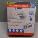 Memory Foam Mattress Vacuum Bag, Heavy-Duty Mattress Storage Bag for Moving and Transport, Mattress Compression Bag with Straps & Dual-Zip Seal (Queen/Full/Full-XL)