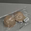 HANSCA Women’s Backless Strapless Push Up Bra Thick Padded Sticky Underwired Bras Self Adhesive(Nude, C)