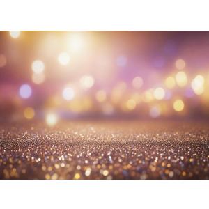 LYWYGG 7x5FT Rose Gold Backdrop Speckle Glitter Photoshoop Background (Will Not Glow) Bokeh Backdrops CP-623