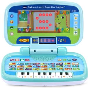 VTech Swipe and Learn Smarties Laptop, Blue