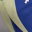 Under Armour Women's Play Up 3.0 Shorts ((432) Tech Blue / Retro Green / White), S