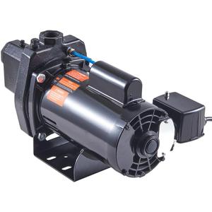 VEVOR 115/230 Volt Sprinkler Irrigation Pump, 1.5 HP, 66 GPM Shallow Well Jet Pump, Heavy-duty Cast Iron, 3450 RPM, 1 in NPT Outlet 1-1/4 in NPT Inlet, 20-40 PSI, for Lawn Sprinkler Irrigation System