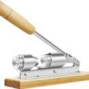 Nutcrackers for Nuts, Nut Crackers for Pecans, Heavy Duty Nut Cracking Tools, Adjustable Pecan Cracker Sheller, HOFHTD Pecan Nut Cracker Opener Tool for Walnuts Pecans Hazelnuts Almonds Brazil Nuts (Silver)