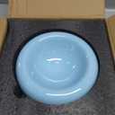 6.1 Inch Cat Bowls, 7 oz Ceramic Cat Food Bowl, Whisker Fatigue Relief Cat Bowl, Anti-Vomiting, Protect Spine, Perfect for Indoor CatsBlue