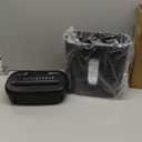 Amazon Basics 8-Sheet Cross Cut Paper Shredder and Credit Card Shredder - Black