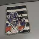 9 x CROWNED BEAUTY 4th of July Patriotic Garden Flag Paw Print 12x18 Inch Double Sided Independence Day Outside Welcome Small Yard Decoration (Multi)