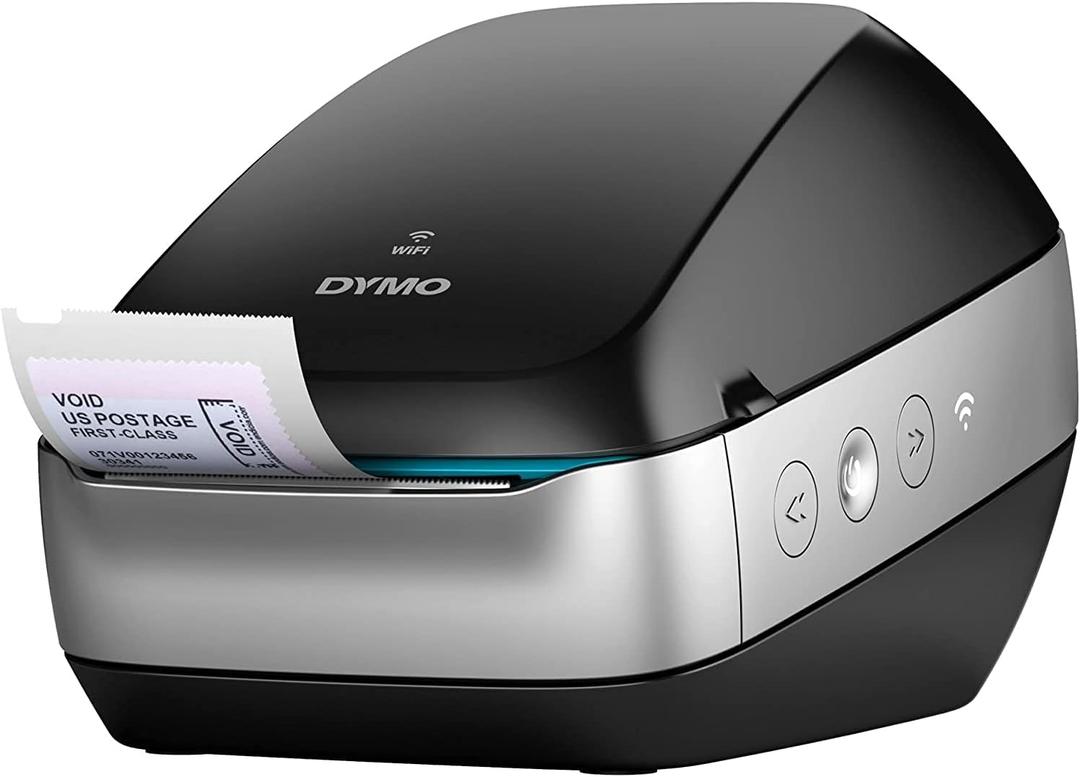 DYMO LabelWriter Wireless Label Printer | Direct Thermal Printer, Great for Shipping, Warehouse Labels, Name Badges, Barcodes and More, Connect Through Wi-Fi, for Home & Office Organization, Black