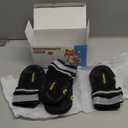 QUMY Dog Shoes for Large Dogs, Medium Dog Boots & Paw Protectors for Winter Snowy Day, Summer Hot Pavement, Water-Resistant in Rainy Weather, Outdoor Walking, Indoor Hardfloors Skid-Resistant Sole (Size 6: 2.6''x3.0''(W*L) (Pack of 4)