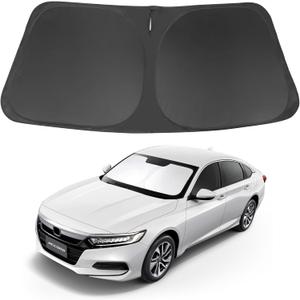 Windshield Sun Shade Foldable Reflective Sunshade Fit for 2018-2022 Honda Accord Sedan Accessories Window Shade Sun Visor Heat Protection Keeps Car Cool
