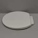 KOHLER K-26802-0 Impro ReadyLatch Quiet Close Round Toilet Seat, White Toilet Seat, Grip-Tight Bumpers, New Home Essentials, Slam Prevention