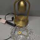 Gold Candle Warmer Lamp With Timer and Dimmer - Electric Crystal Lamp for Bedroom Decor, Flameless Scented Light, House Warming Gift, Christmas Gifts for Women