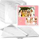 Vmiapxo 100 Pack Scrapbook Refill Pages 12x12 Inch, Clear Page Protectors Fit 3 Ring Scrapbooking Binder & 12 x 12 Photo Album, Heavyweight Plastic Protective Sleeves, Sheet Protectors