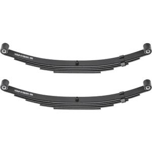 Aeagle 5 Leaf 3000lb Capacity Double Eye Spring for 5200lb-6000lb Trailer Axle, 25-1/4" Length, 1.75" Width, 3" Free Open Replaces SW5, 2 PCS