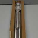 Shower Curtain Rod, 1" Diameter Heavy Duty Tension Shower Rod, Non Slip Adjustable 28-46 inch No Drilling Shower Curtain Rods Spring Tension For Bathroom, Shower Stall, No Rust, Nickel