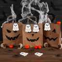 2 x 80 Pcs Valentines Gifts for Her Him,Halloween Tags with String, You've Been Booed Gifts Tag, Happy Halloween Tags for Goodie Bags Ghost Boo Gift Tags for Presents Party Favor Hanging Gift Label