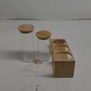 Glass Storage Containers with Lids (17oz/22oz/27oz), 3-Pack Glass Jars with Lids, Clear Glass Sugar Container, Pantry Organizers and Storage for Cookie Flour Oat Pasta Tea Coffee Bean