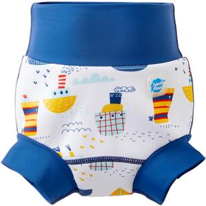 Splash About Happy Nappy Reusable Swim Diaper, Tug Boats, 3-4 Years