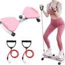 Waist Twister Machine with Resistance Bands - 300 lbs Weight Capacity, Non-Slip Twist Board, Noiseless Abdomen Twister for Belly Fat Loss, Home Gym Equipment for Women/Men