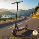 Electric Scooter for Adults Peak 600W-1000W, 20MPH, 20/40 Miles Long Range, 8.5"-10" Tire Motorized Scooters, Foldable E-Scooter Commuter with App, Dual Suspension, Dual Braking System