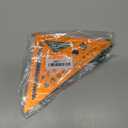 2pcs Rafter Square, 12-inch & 7-inch Carpenter Sqaure Set with Woodworking Pencil, Carpenter Measuring Layout Tool, Aluminum Alloy Triangle Ruler for Woodworking- Imperial