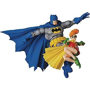 Medicom MAFEX No.139 Batman Blue Version & Robin The Dark Knight Returns Total Height Approx. 6.3/4.3 inches (160/110 mm) Painted Action Figure
