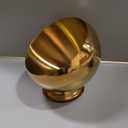 Coffee Pod Holder, Large Capacity Stainless Steel K Cups Holder Organizer Bowl Coffee Capsule Creamer Container Basket, Espresso Pods Storage for Bar Station, Counter (Gold)