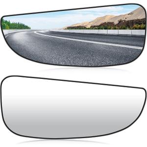 Left & Right Side Heated Lower Convex Mirror Glass Replacement Fits for 2014-2021 Ram Promaster 1500 2500 3500 for 68413478AA 68413479AA 1 Pair