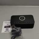 Dual Alarm Clock Radio Bedroom, Digital Alarm Clocks Bedrooms Bluetooth, Up to 10 Bedroom Alarms Clock White Noise 23 Soothing Sounds App/Button Control Snooze 12/24H FM Speaker Charging, Black