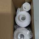 2 Pack Bidet Water Filter and Adapter for Electric Bidet Toilet Seats, Reduce Mineral Deposits & Soften Hard Water, Essential Protection for Smart Toilet, Compatible with 1/2", 3/8", 1/4" Hoses