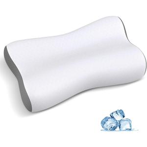 Cervical Neck Pillow for Neck and Shoulder Pain, Orthopedic Pillow for Neck Pain Relief, for Sleeping Side, Back, Stomach Sleepers