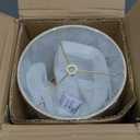 Aspen Creative 31226A Transitional Drum (Cylinder) Shaped Spider Construction Lamp Shade in Ash Beige, 8" Wide (8" x 8" x 8")