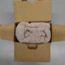 MIULEE Pack of 2 Couch Throw Pillow Covers 18x18 Inch Natural Beige Farmhouse Decorative Pillow Covers with Stitched Edge Taupe Soft Chenille Solid Dyed Pillow Covers for Sofa Bed Living Room