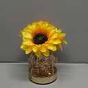 Sunflowers Flower Lamp,Rechargeable Cordless Touch Table Lamp,3-Colour Infinitely Dimming Small Night Light,Festival Restaurant Bedroom Bar Coffee Shop Birthday Gifts for Women Mom