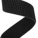 Abanen Hook and Loop Quick Dry Watch Band for Fenix, 26mm Woven Nylon Ultralight Sport Wristband Strap for Garmin Fenix 6X Pro/Sapphire, 5X Plus, Enduro (Black)