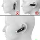 New Bee Bluetooth Earpiece V5.0 Wireless Handsfree Headset with Microphone 24 Hrs Driving Headset 60 Days Standby Time for iPhone Android Samsung Laptop Trucker Driver (Black)