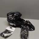 1Storm Motocross Adult Helmet Downhill Mountain Bike Helmet BMX MX ATV Dirt Bike Storm Style HF803; Storm Black + Goggles + Skeleton Black Glove Bundle (Helmet Size:Large)